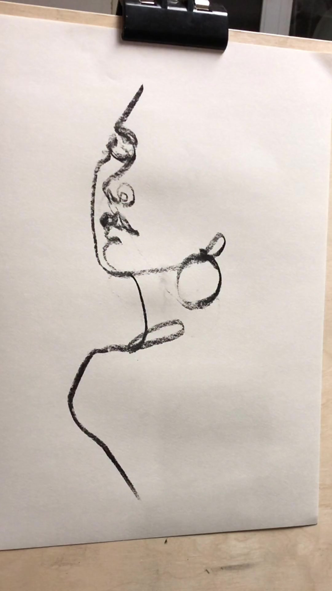 一起挑战一笔画个人物