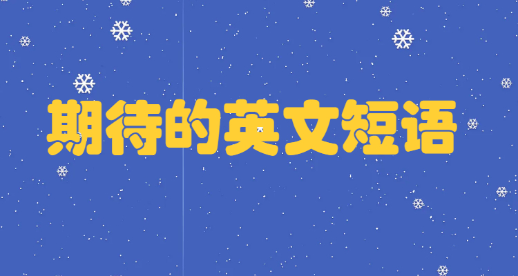 期待英文短语怎么写