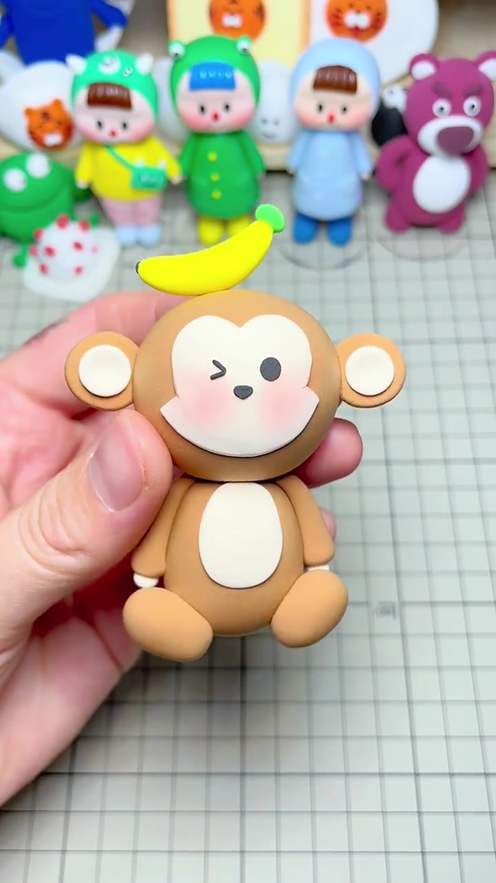 小猴子教程来啦,超轻粘土