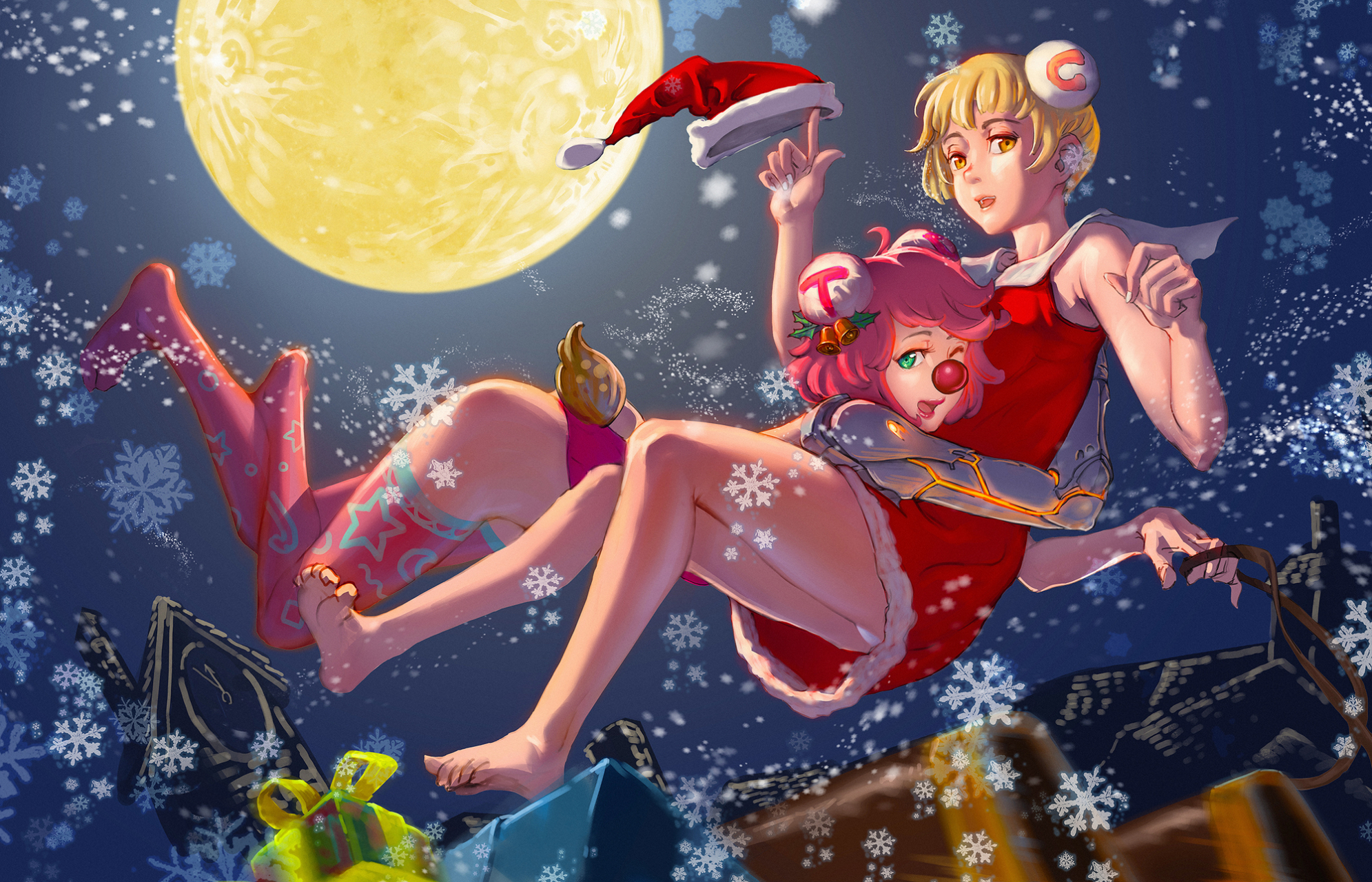 二次元美图# 今年的圣诞夜对我而言,感觉比去年还要冷清.