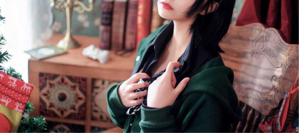 ⭐cos套图⭐逐月su@coser图片-圣诞喵 16P