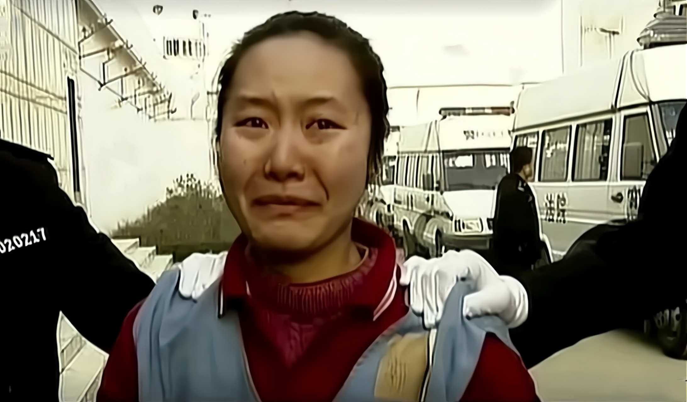 2007年12月,即将被执行死刑的郭爽,得知男友王子健改判"死缓"的消息后