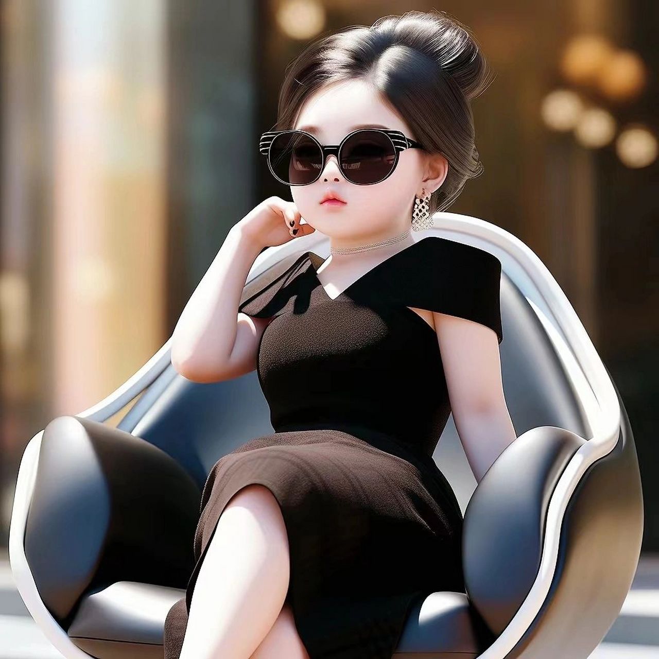 女生头像:御姐范的小胖妞,太可爱了!#头像# #微信头像