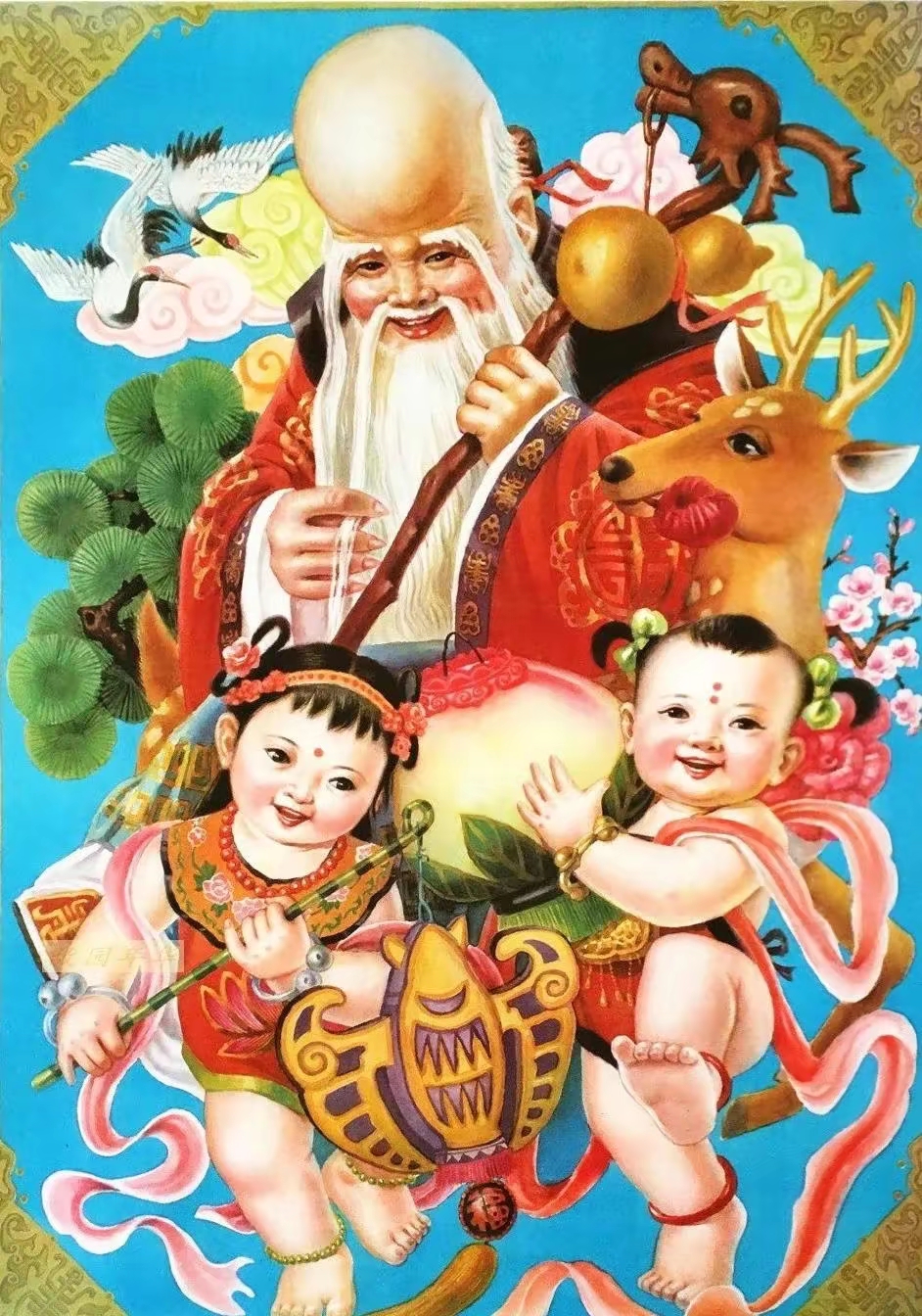 传统年画欣赏这才是中国风经典画作喜气洋洋喜庆吉祥