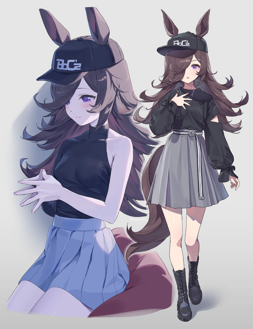 系出独特风格79 - 系带皮靴插画特辑 -  与一般