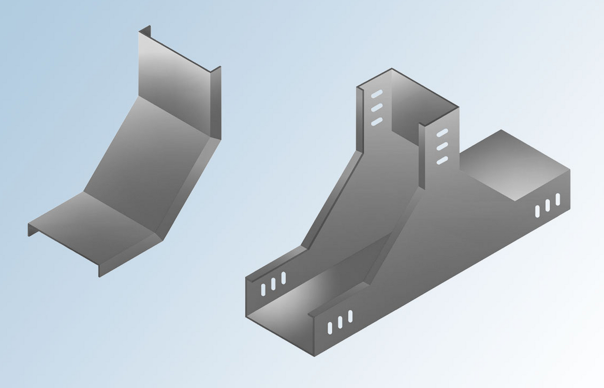 [原文:电缆桥架上垂直三通和下垂