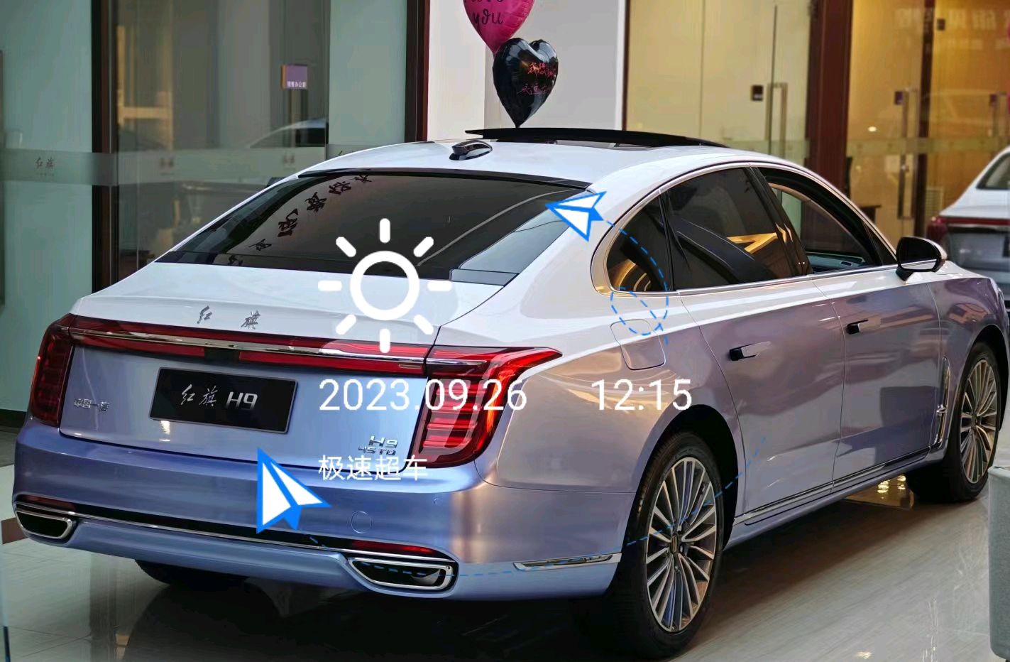 红旗h9双色版登场,堪称国产豪华轿车标杆,细节设计不逊奥迪a6
