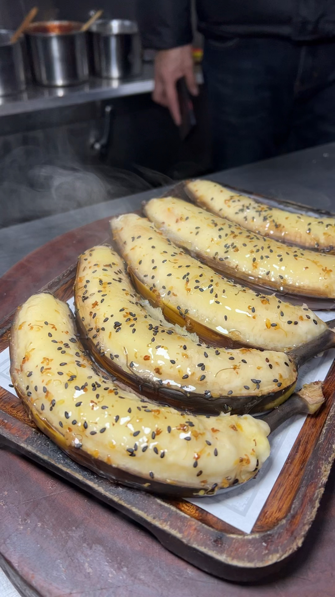 烤香蕉也算是烧烤店的特色