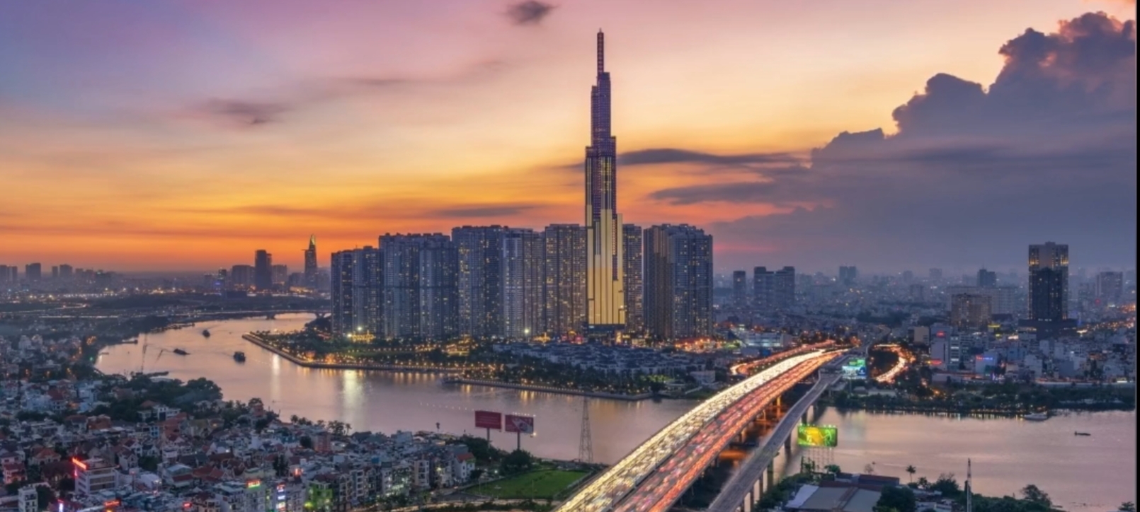 越南最高楼461米的地标81号,位于越南最大城市胡志明市