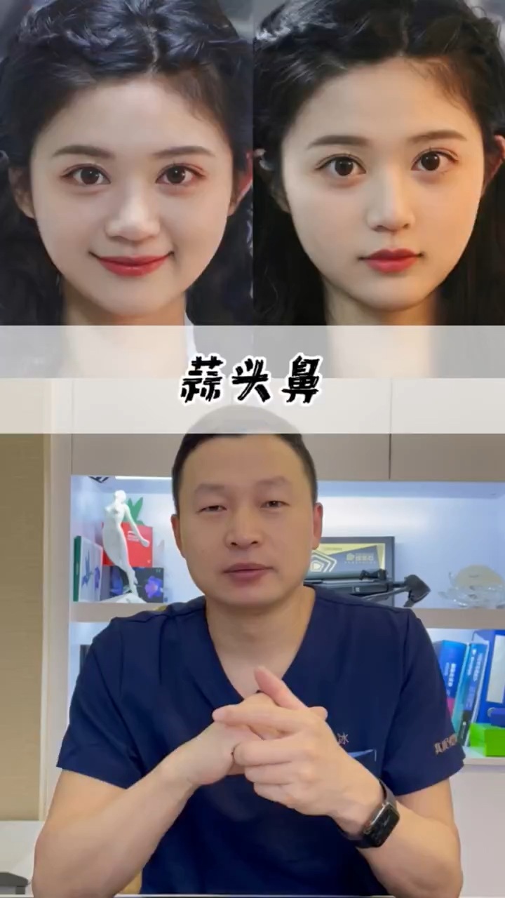 蒜头鼻该不该改善?#最可爱的鼻型#鼻整形#深圳刘冰