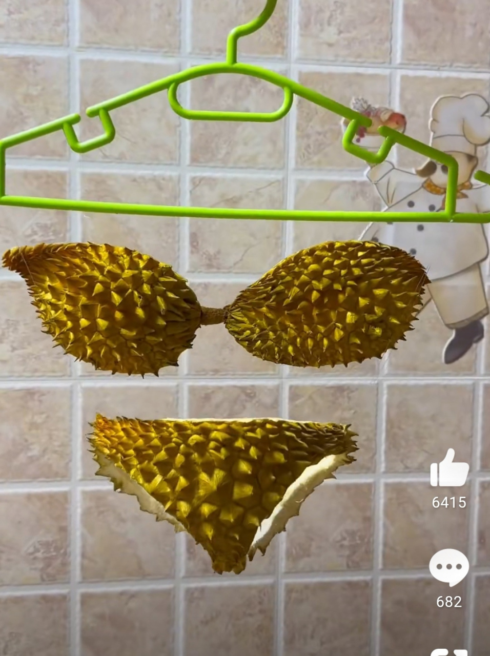 榴莲内衣# 吃完的榴莲先不要扔,限量版原始风内衣[笑哭][笑哭]