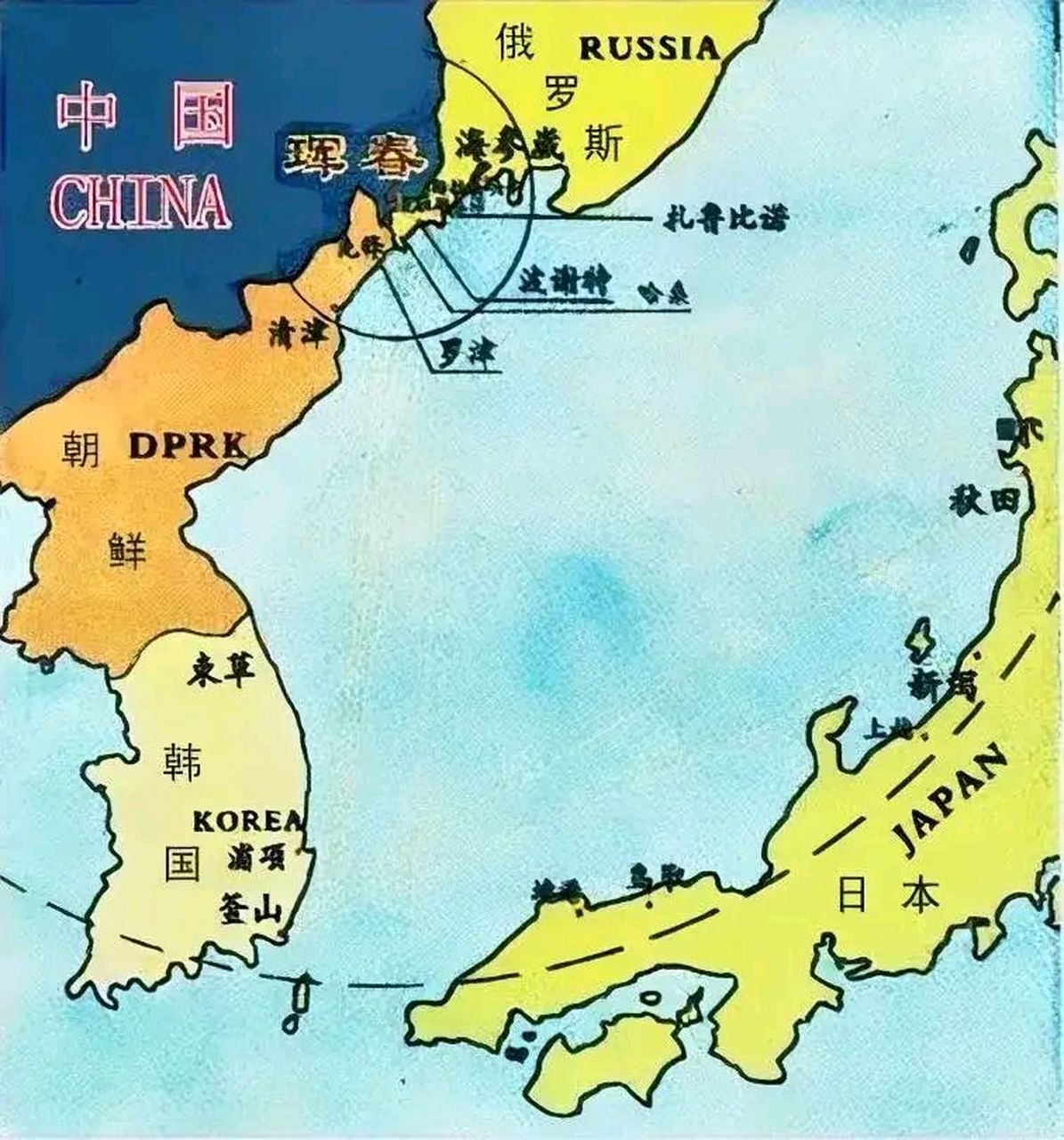 海参崴地图(海参崴地图位置)
