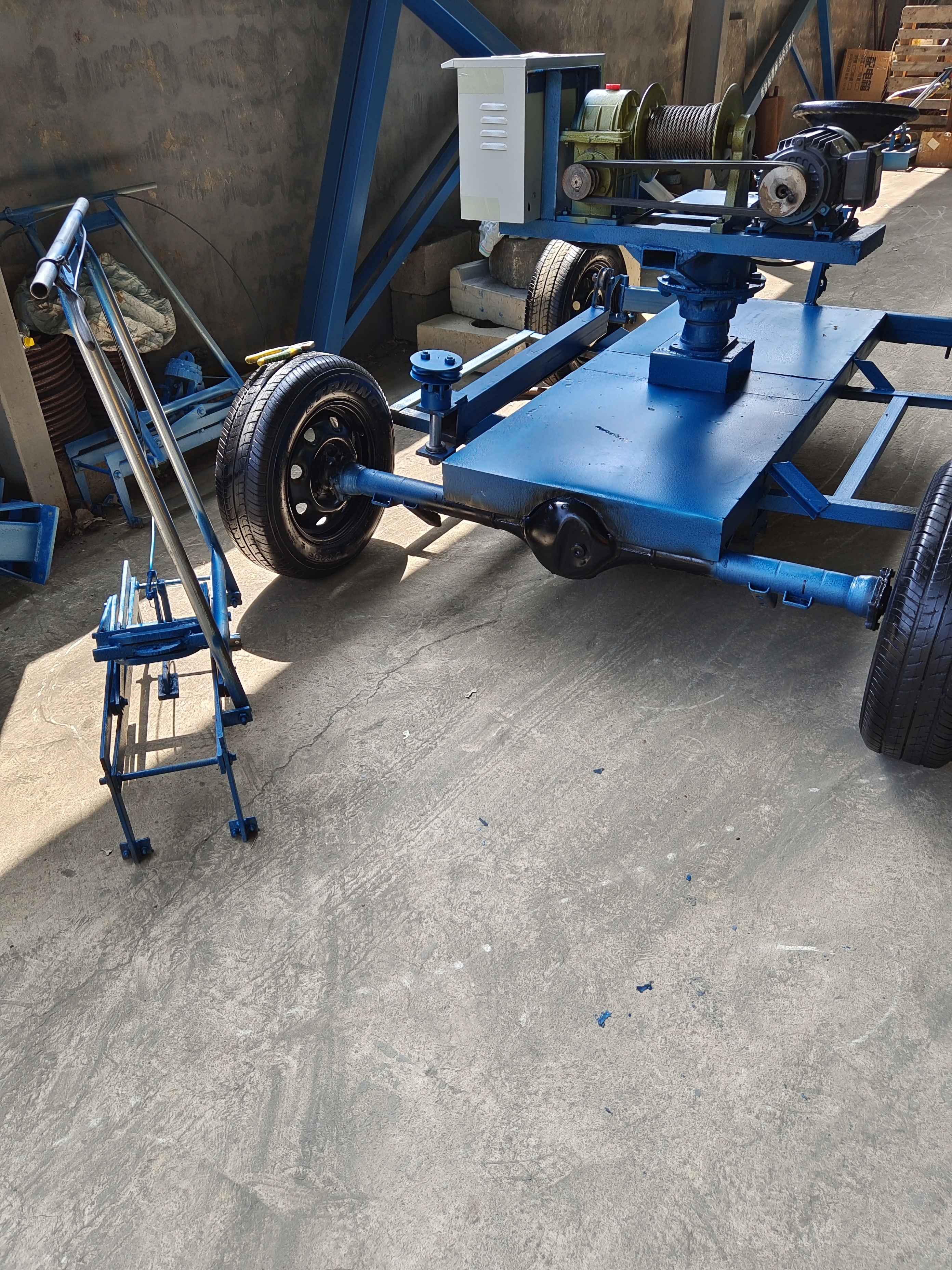 空心砖装车机流程