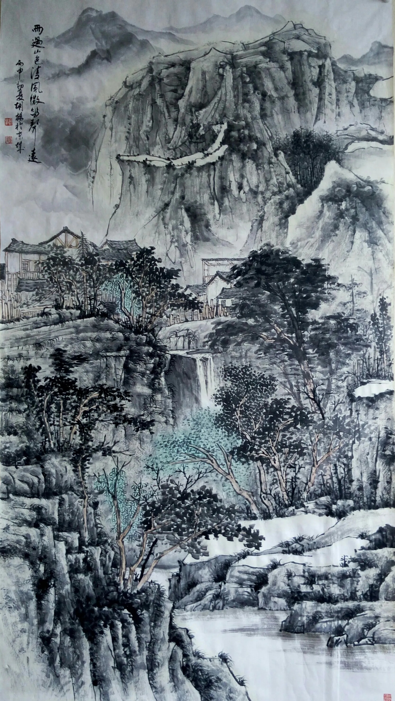 国画山水画作品欣赏