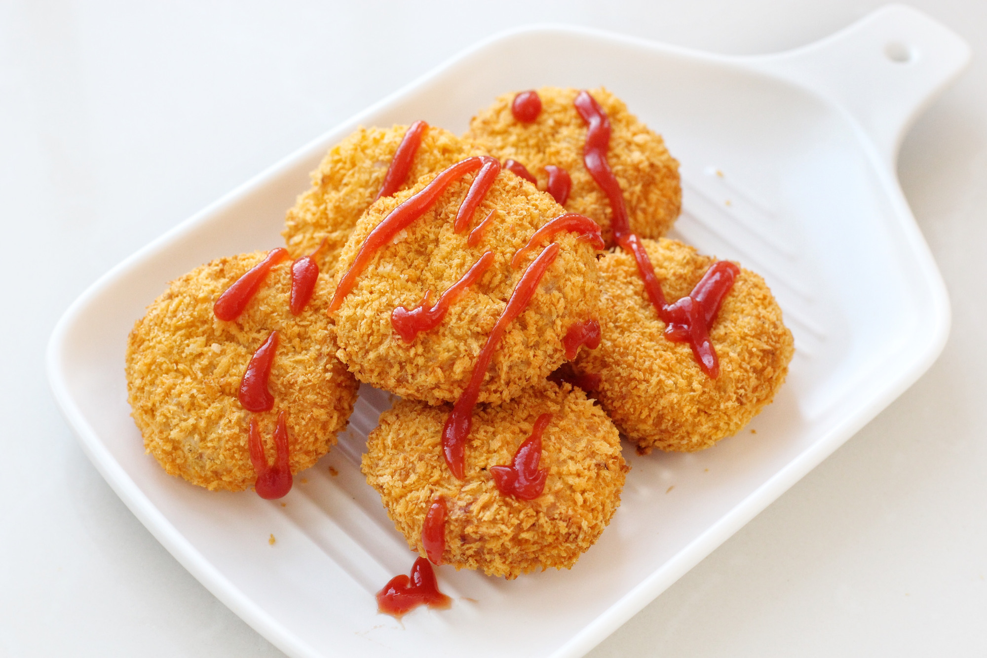 无需油炸的鲜虾饼,营养丰富含钙量高,低脂美味不上火,老少皆宜