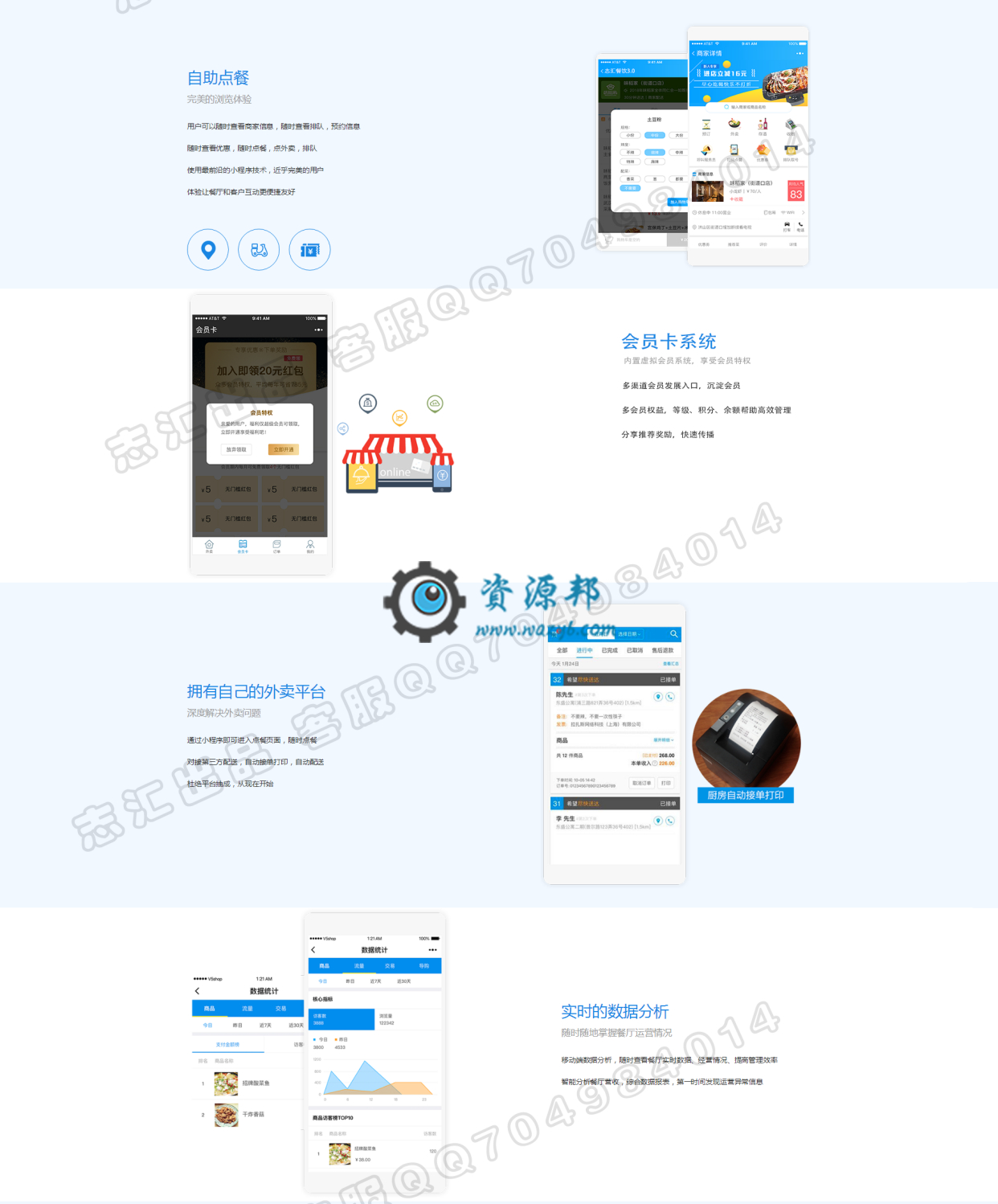 【微擎小程序】(志汇)叮咚外卖餐饮小程序V6.1.5开源全解密版，新增拼团、抢购、预约订单小票打印插图9