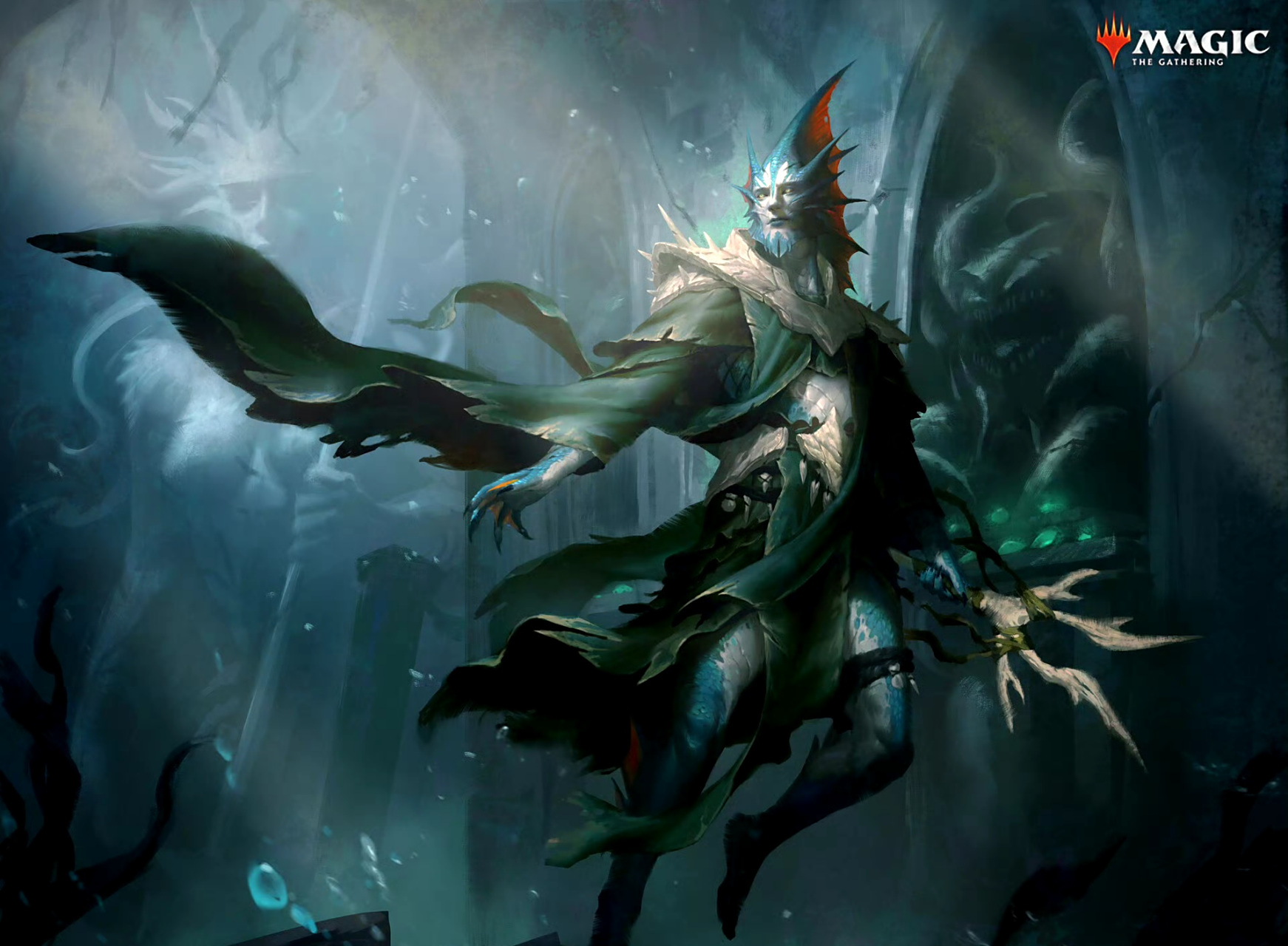 印尼画师joshua raphael绘制的一组《万智牌》插画作品,描绘了游戏中