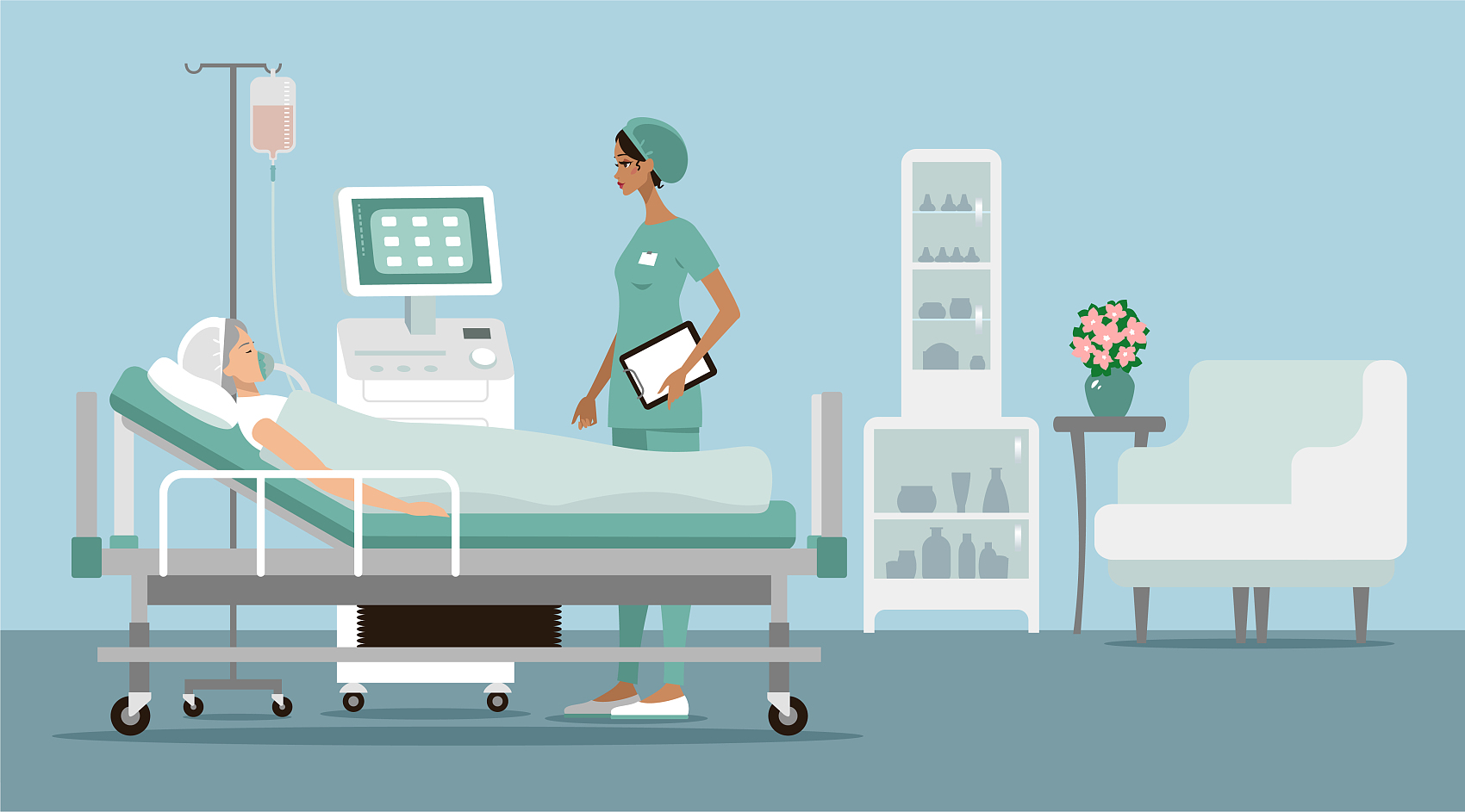 手术前的晚上开始禁食禁水,第二天的手术从第一台调整为最后一台