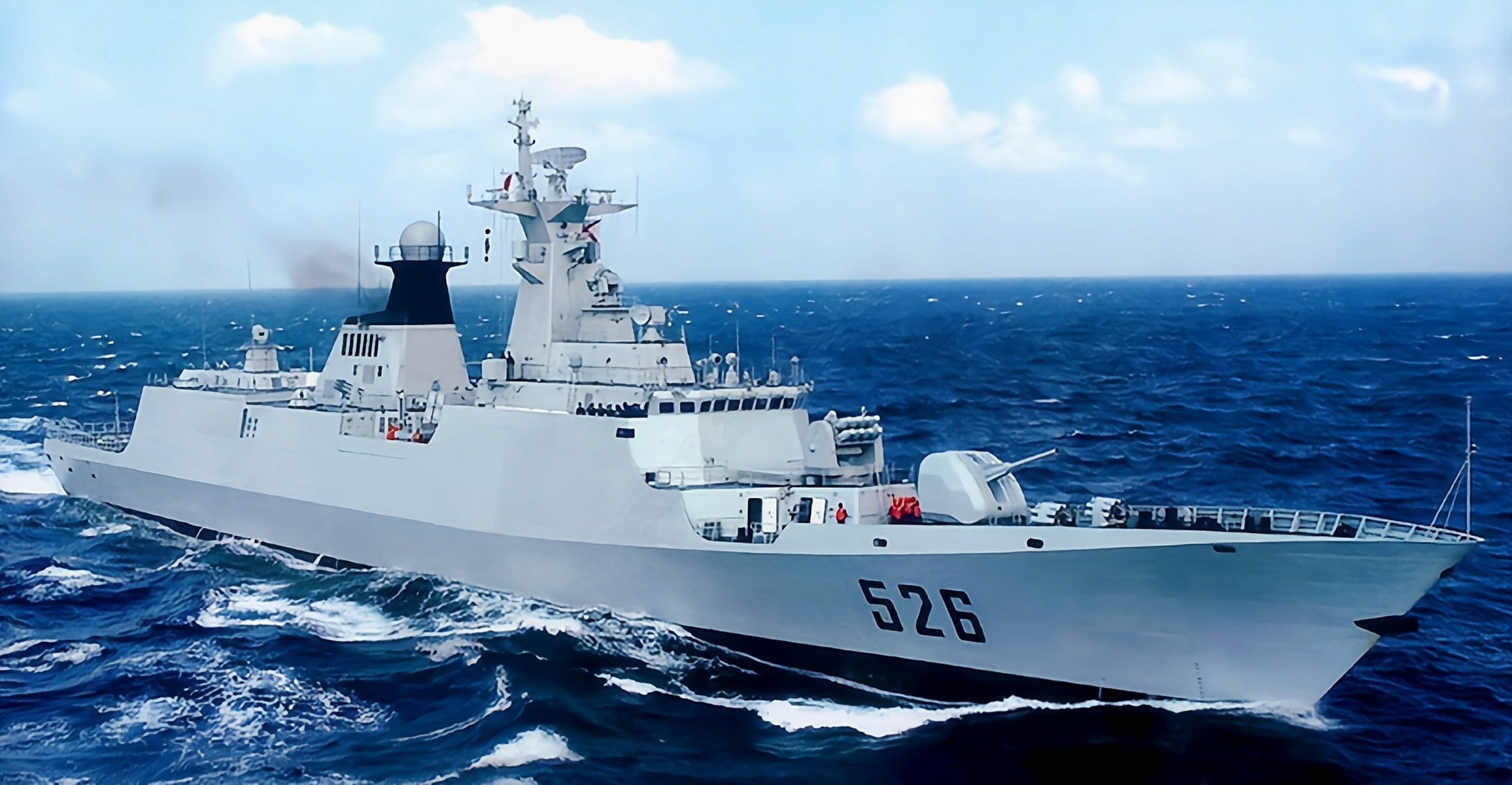 当下中国海军的主力护卫舰非054莫属,但是很多人只知道新青年054a,而