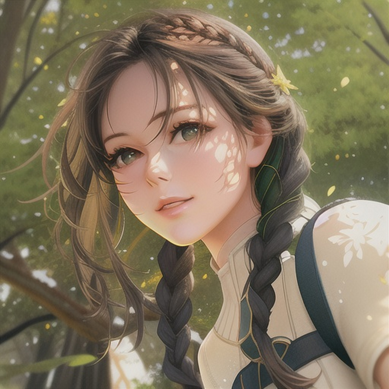 分享一组#ai绘画# 女生头像