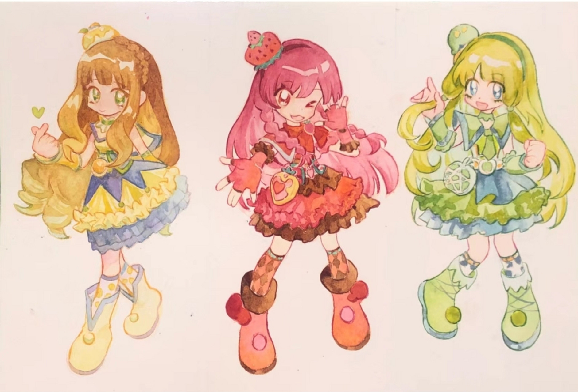 舞法天女——朵蕊,密珐和索拉[期待][期待] q版真的可爱(2961 .