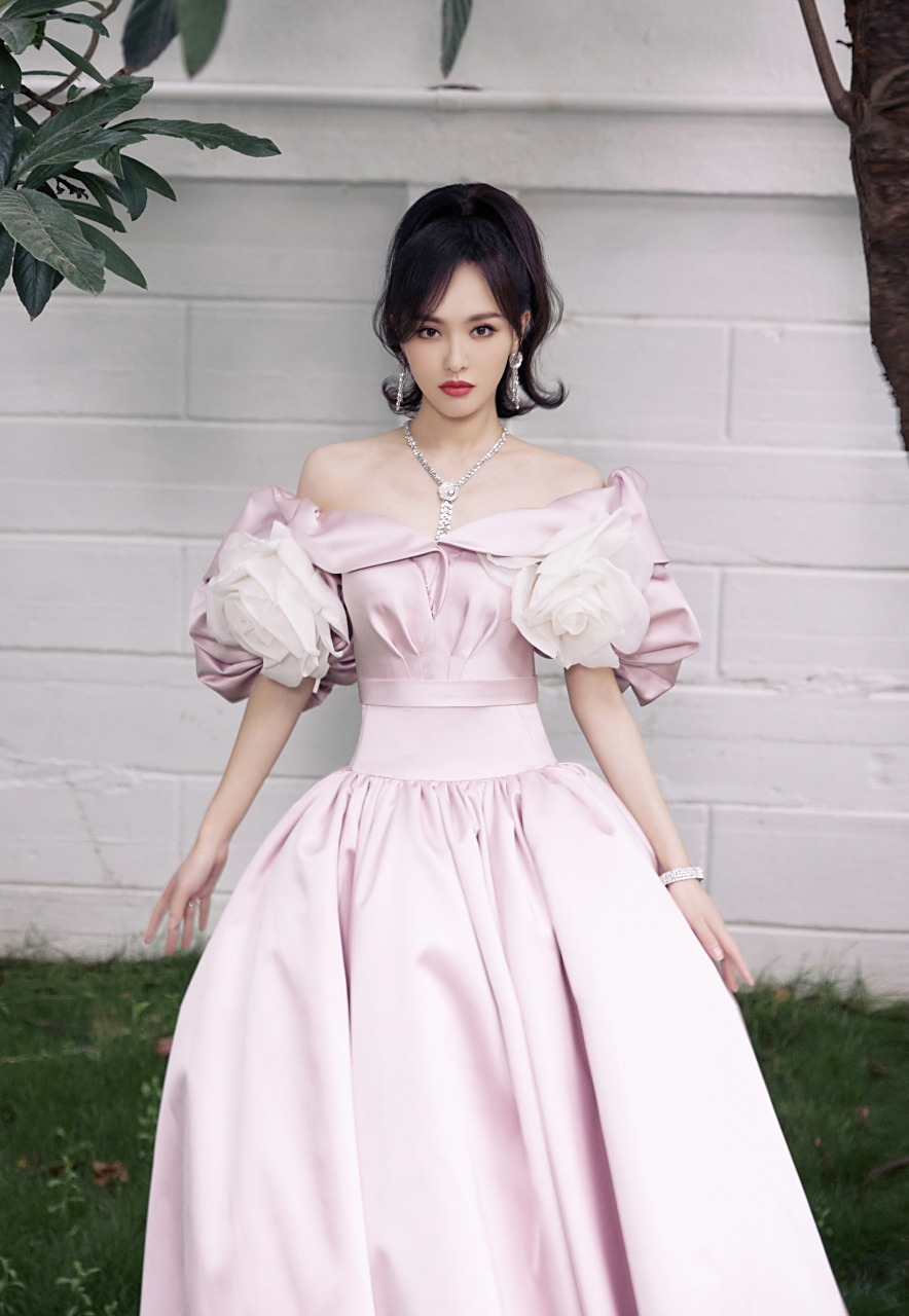 唐嫣粉色公主裙造型#娱乐大赏# #惊艳瞬间# #一眼沦陷