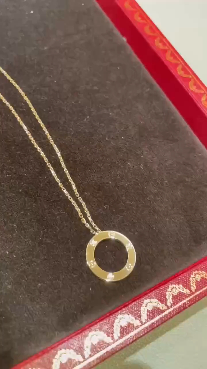 卡地亚 大饼项链