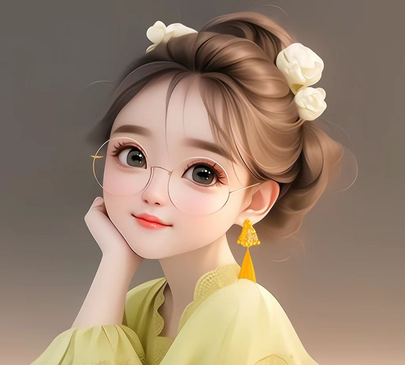 戴眼镜的小可爱