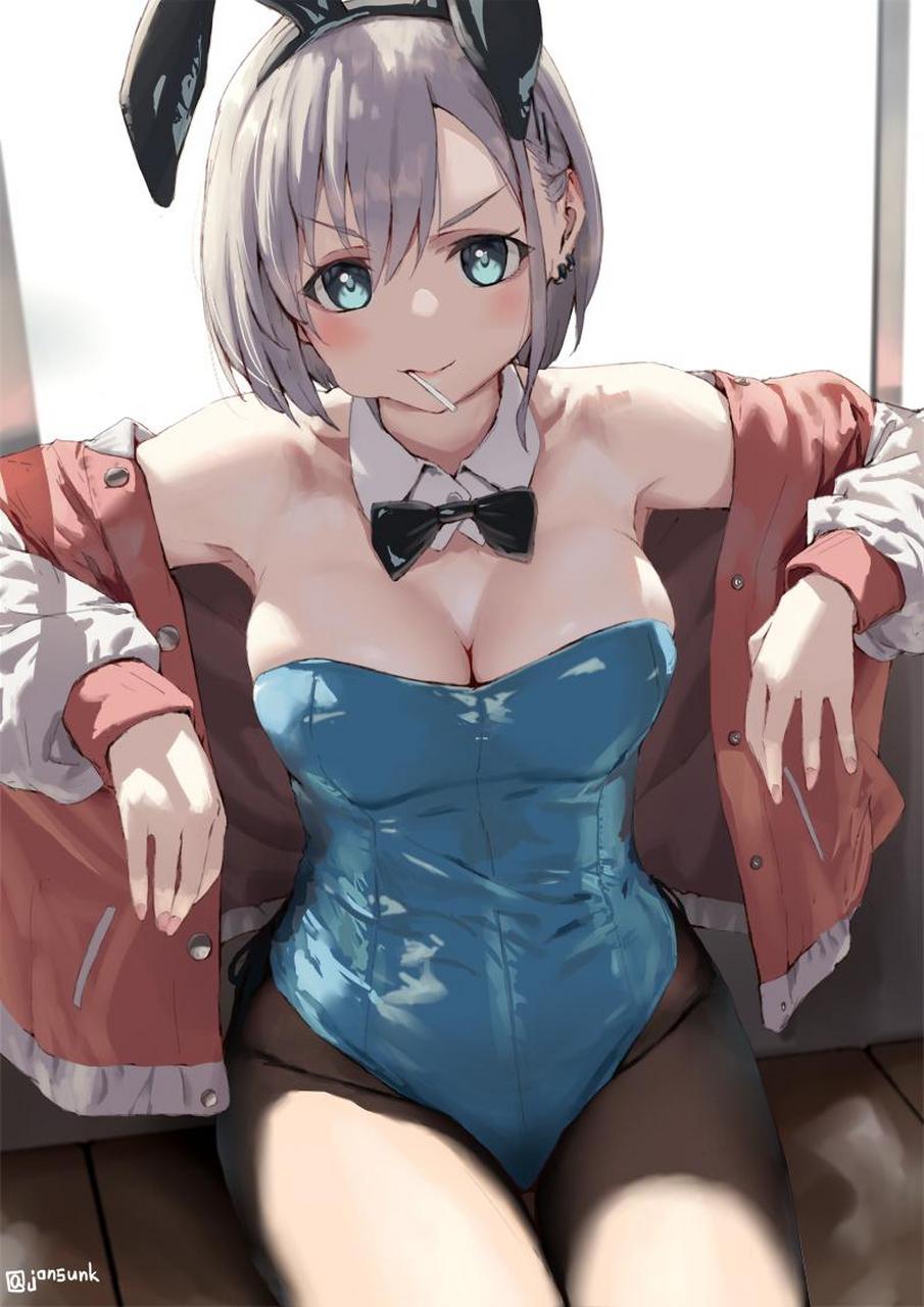 不良兔表示很淦[舔屏] 画师:jonsun