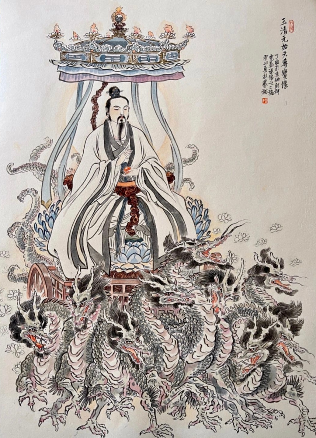 画家李云中《封神》前期人物画稿欣赏
