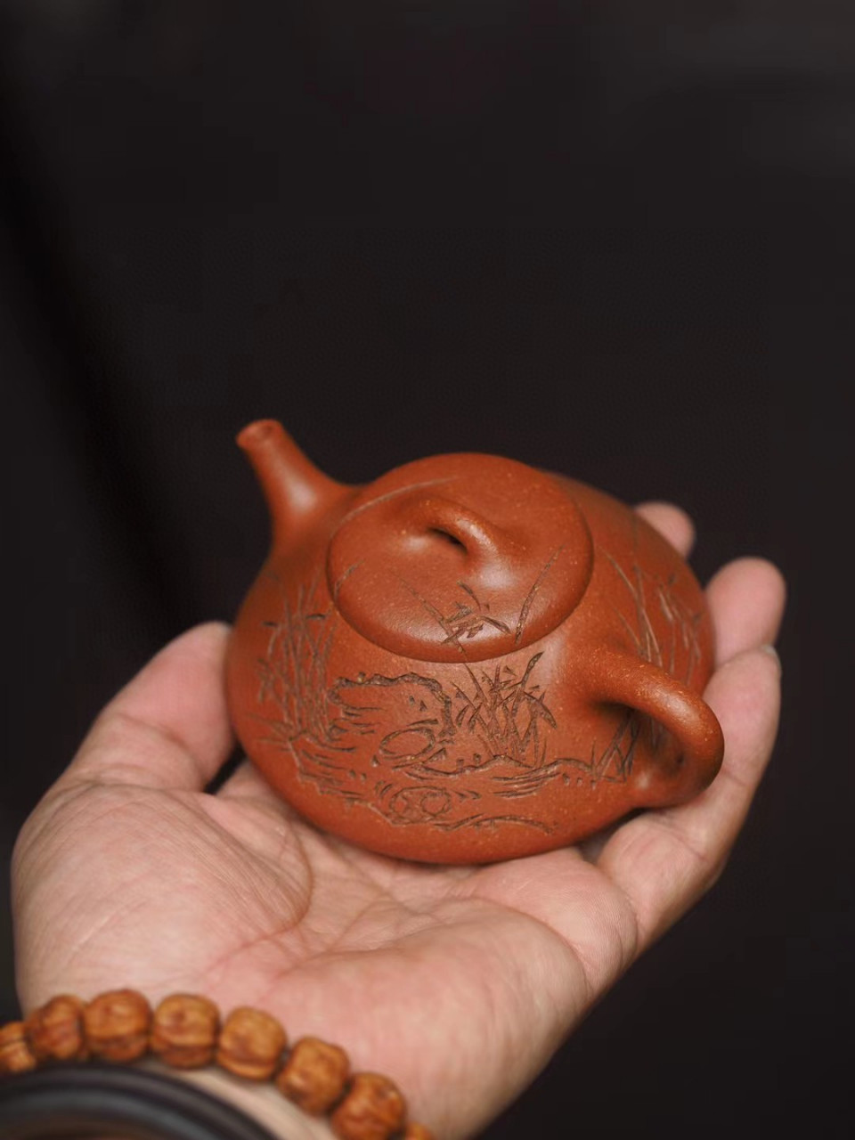 彭年石瓢|优质降坡泥|160cc|全手  整器较传统石瓢更扁,腹部更加开阔