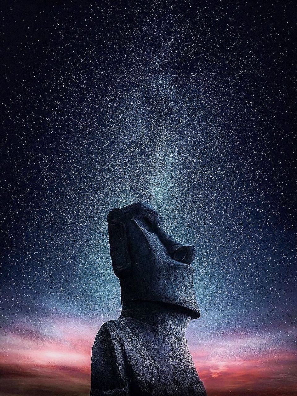 复活节岛摩艾石像-摩艾.