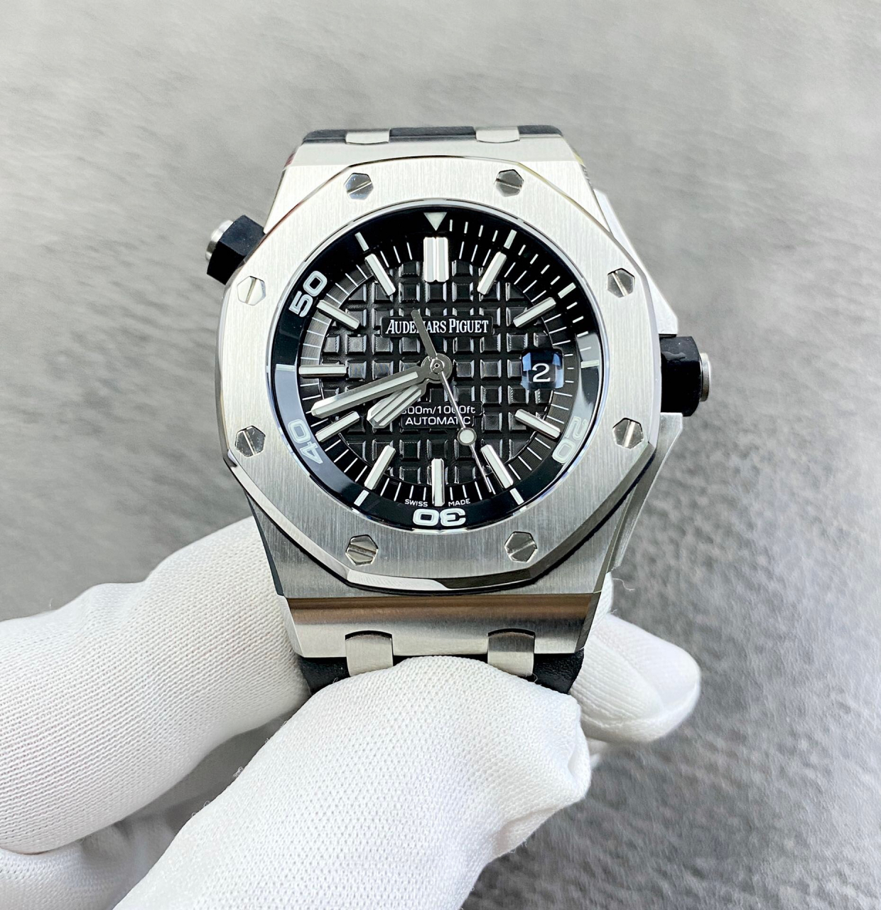 爱彼15703【独家实拍专柜版本ap爱彼橡树离岸型计时码表系列】型号