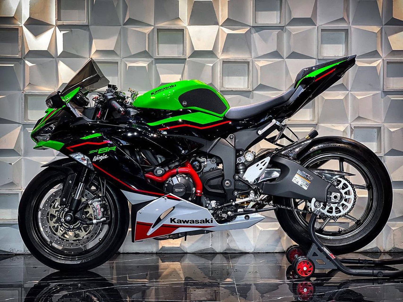 川崎zx-6r#摩托车