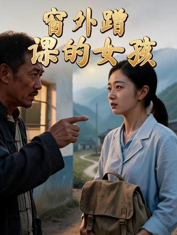 窗外蹭课的女孩