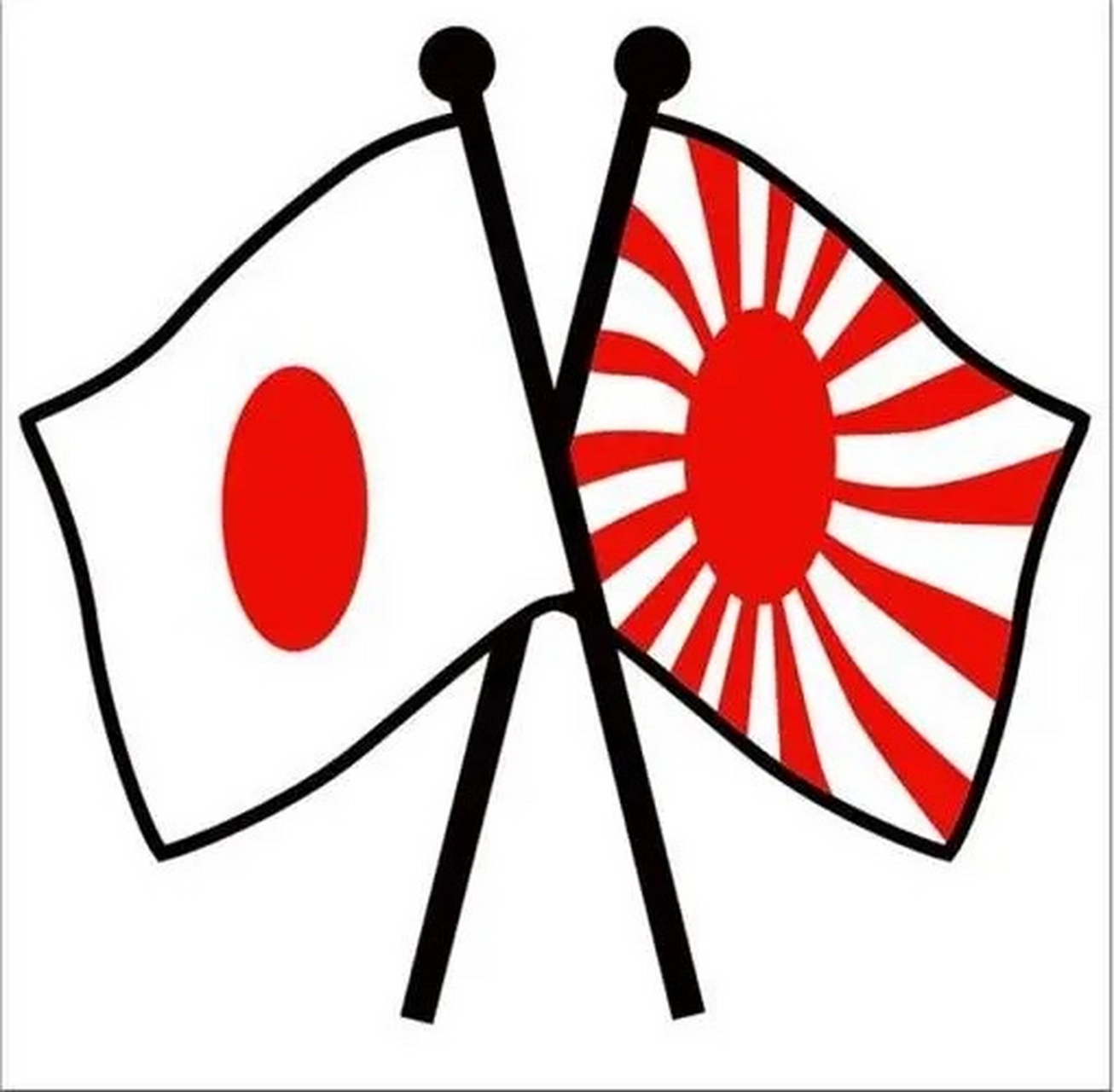 近日,山东滨州一网友发视频举报一辆私家车张贴日本旭日旗和写有武运