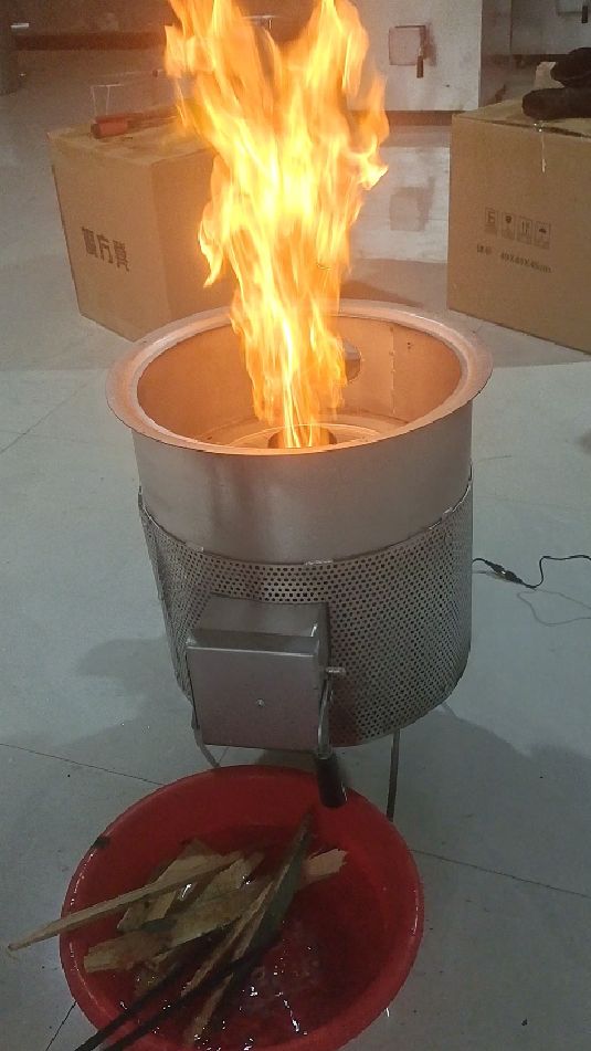 无烟炉烧泡水木头就是没有烟