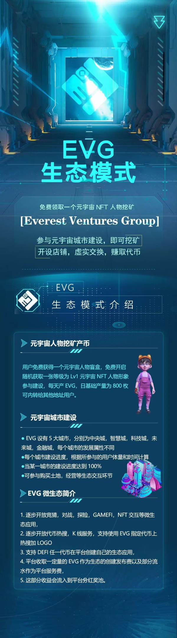 首码香港EVG挖k生态预热，上线即开通内转交易