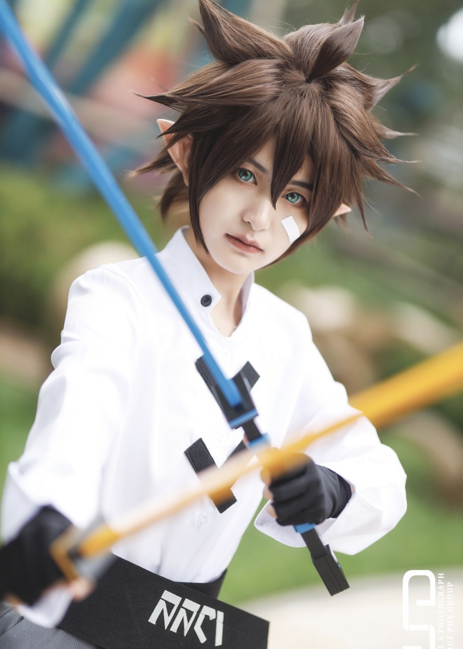 cosplay# #凹凸世界#  雷狮:君墨喵 安迷修:千寒酱 我不说,但是拿们