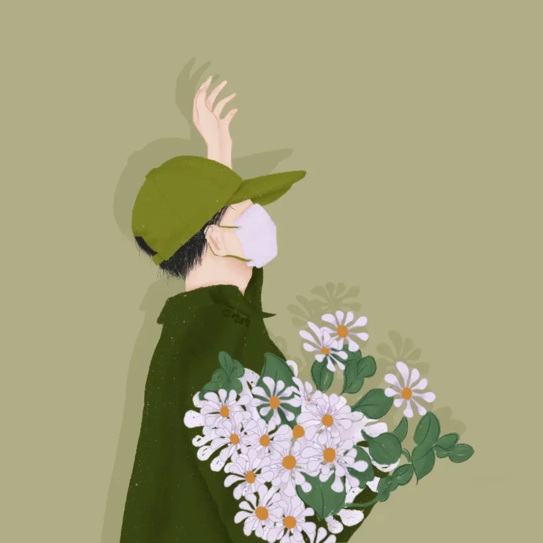 超喜欢这种清新的春日头像,男头女头,情头,闺蜜头像