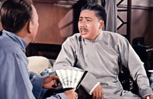 老演员韩涛,他是《羊城暗哨》中的陈医生《林家铺子》的余会长