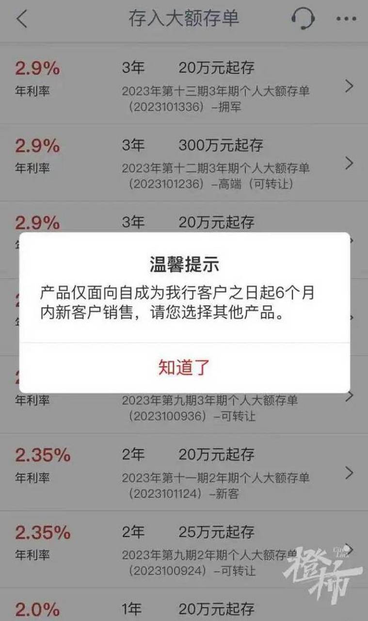 大额存单是一种大额存款凭证,通常具有较高的利率,起购金额要求竭高