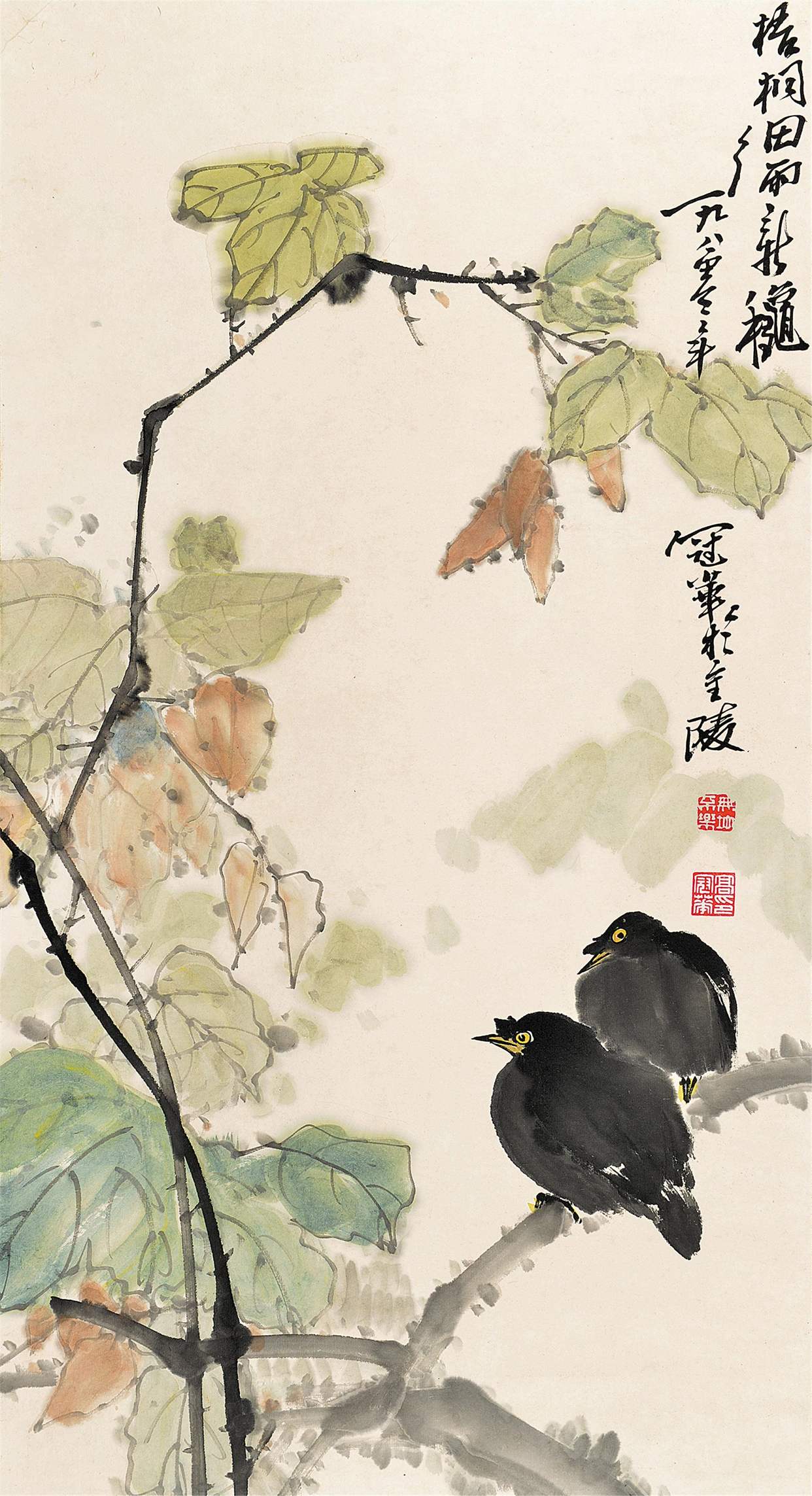 现代人误会了多少年:梧桐在中国诗画中长这样!既非泡桐也非法桐