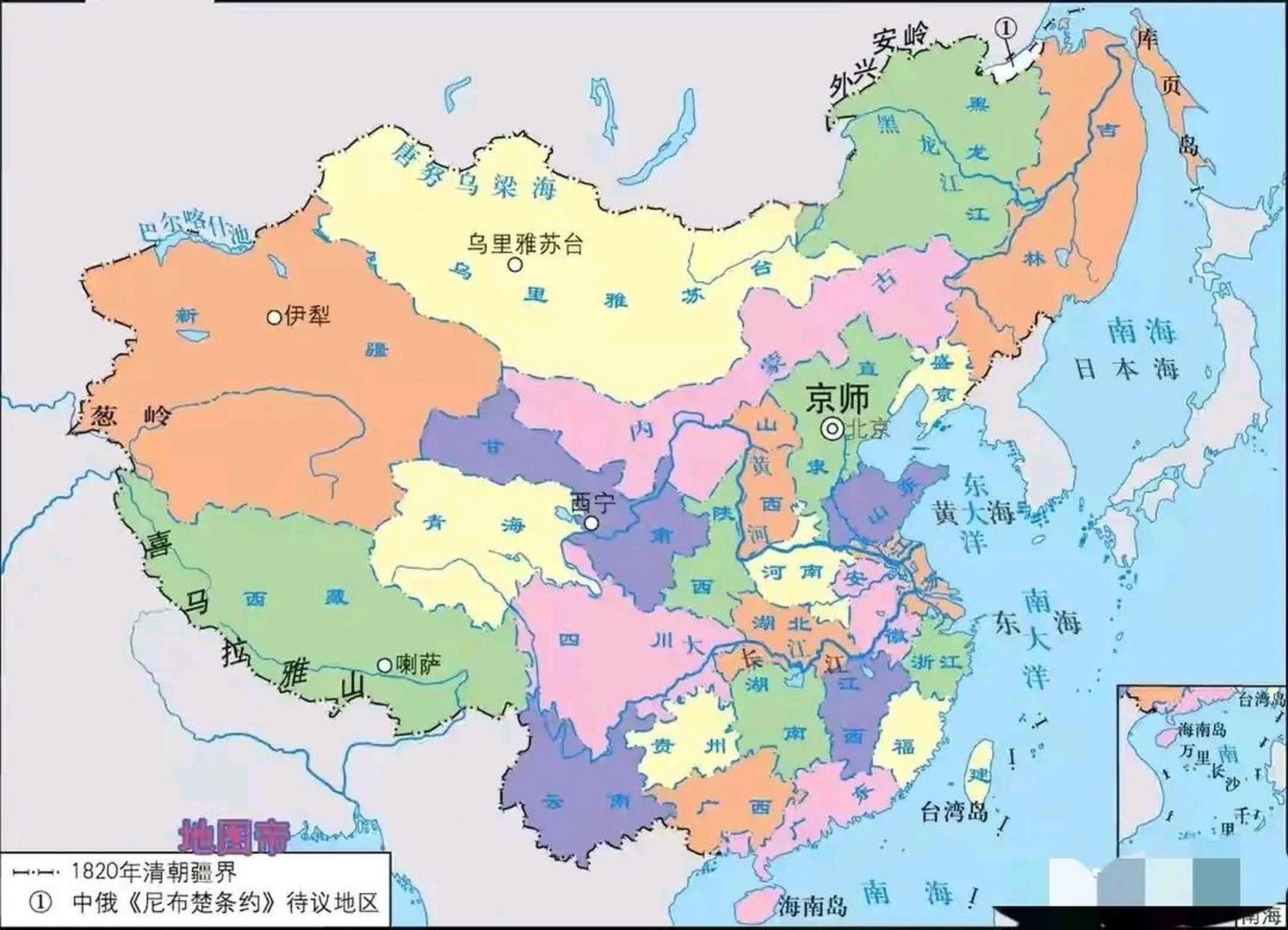 这是清朝鼎盛时期的版图,看着真霸气,清鼎盛时对中国疆域的贡献,还