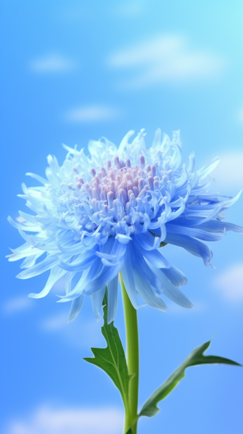 蓝色唯美花朵,这种清新的蓝简直太美了