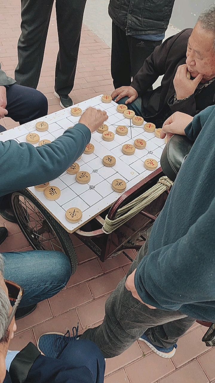 象棋公园练大爷