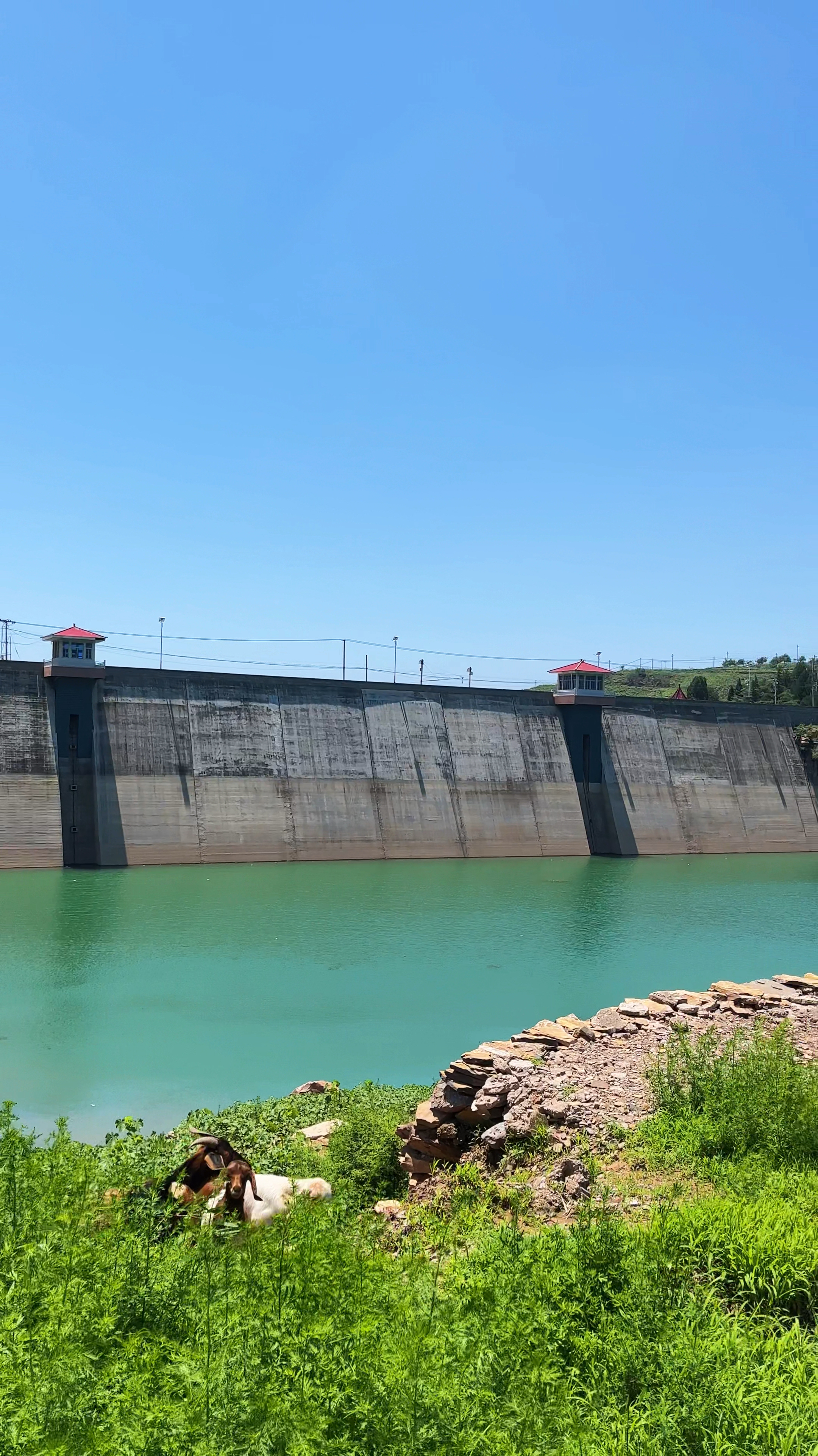 卫辉狮豹投水库,很少人有人知道还有泄洪口吧