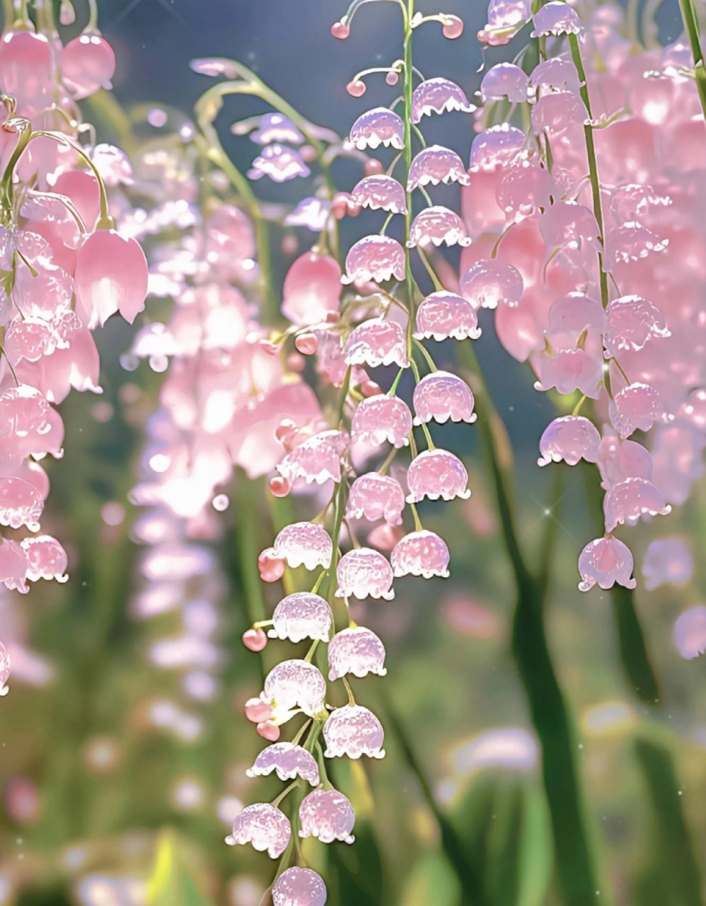 这么好看的铃铛花 该分享给谁呢,希望每个人,都拥有把热爱放在心底,去