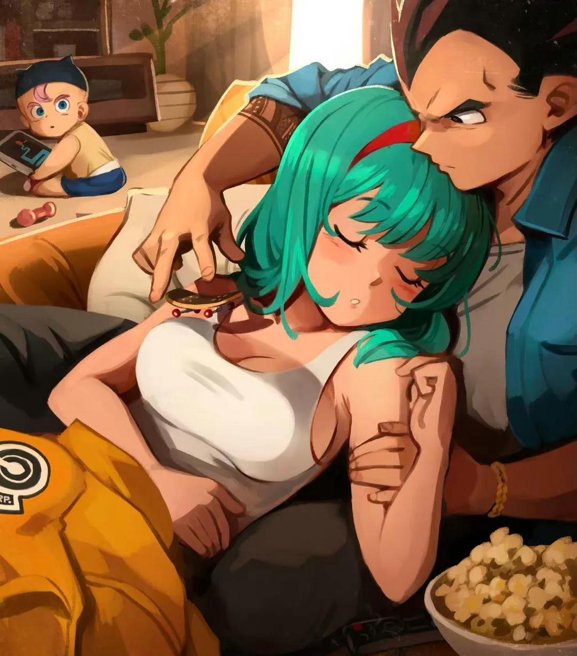 贝吉塔能获得布尔玛芳心也是有原因的[滑稽] #动漫