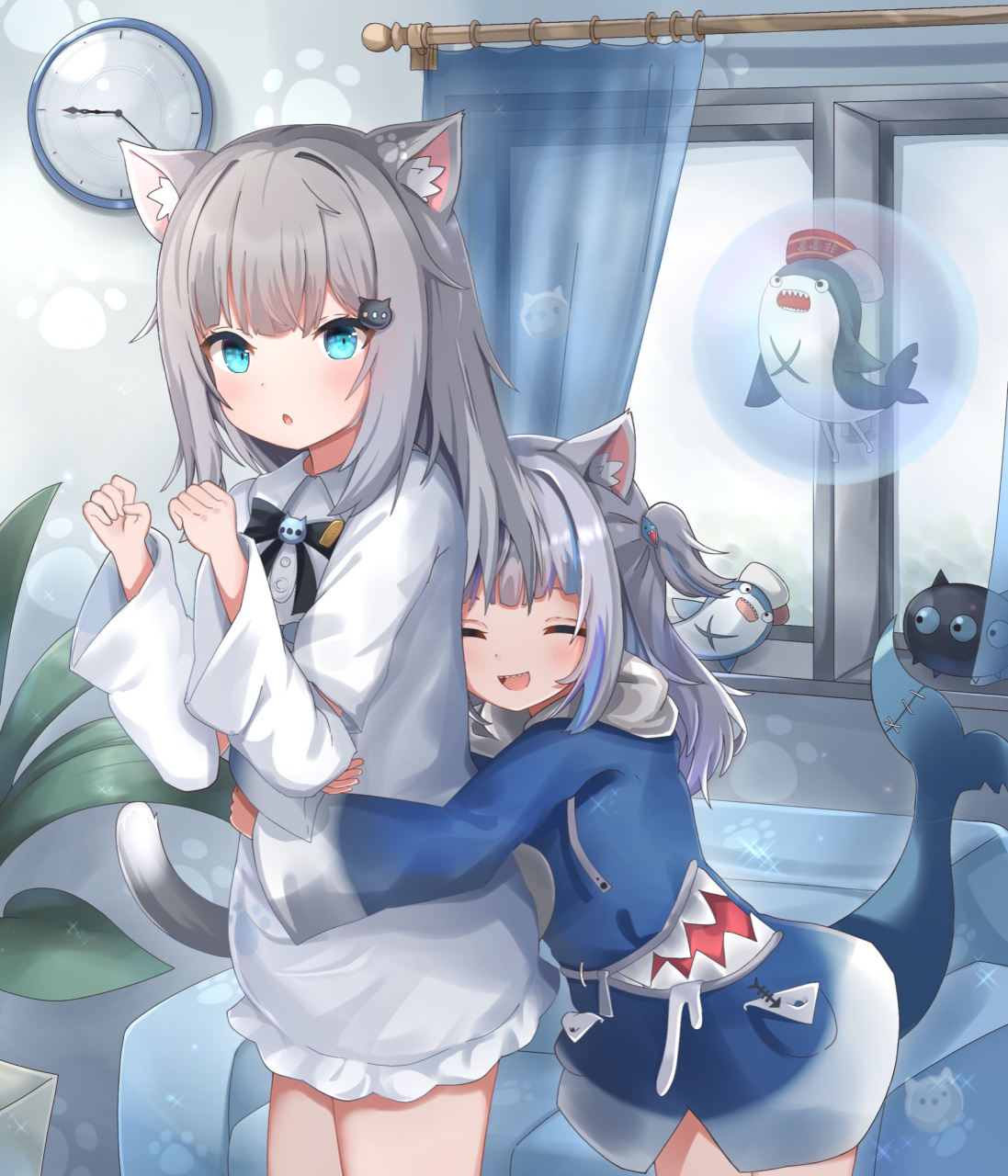 会撒娇的小鲨鱼酱 #acgn雨梦#  画师:ネコプリン